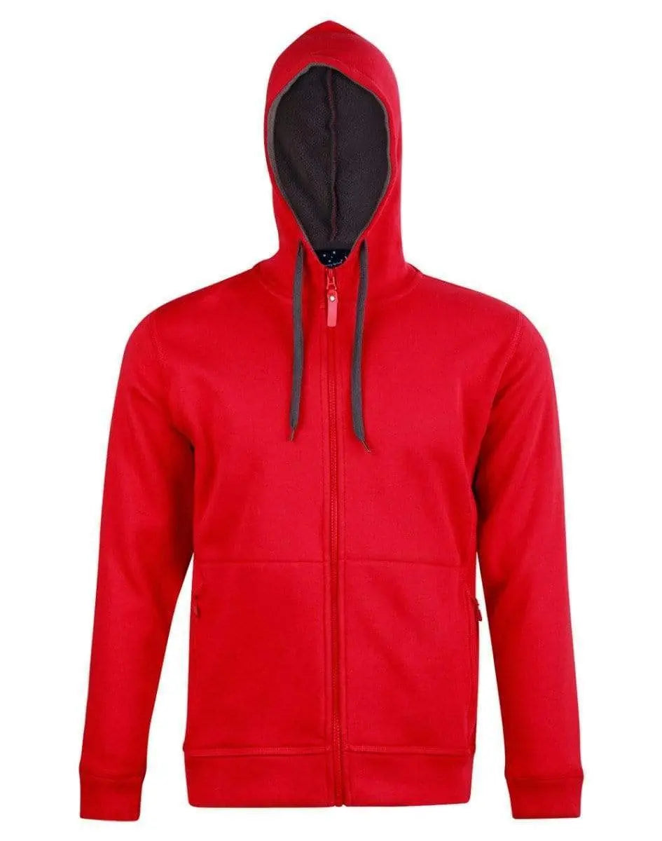 Winning Spirit Passion Pursuit Hoodie Men's Fl17 Casual Wear Winning Spirit Red/Charcoal S